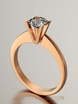 Помолвочное кольцо VGPK0097 из Розовое (красное) золото от Ювелирный Дом Версаль 1