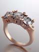 Помолвочное кольцо VGPK0040 из Розовое (красное) золото от Ювелирный Дом Версаль 1
