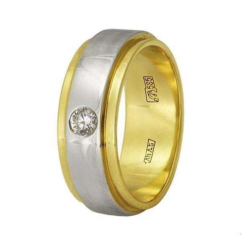 Обручальное кольцо 10211Ж из Комбинированные от Ювелирный салон Юверос 1