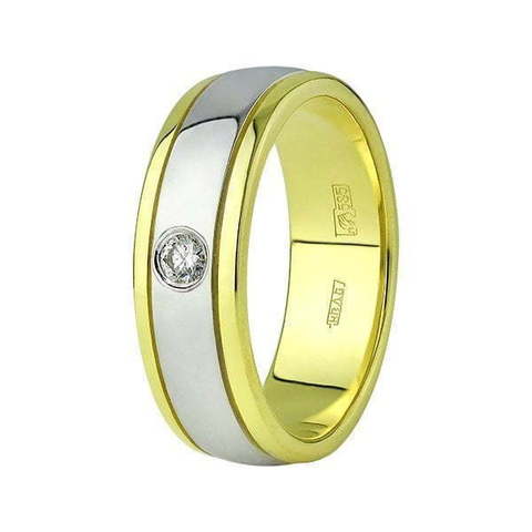 Обручальное кольцо 10221Ж из Комбинированные от Ювелирный салон Юверос 1