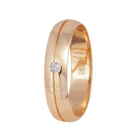 Обручальное кольцо 10311К из Розовое (красное) золото от Ювелирный салон Юверос 1