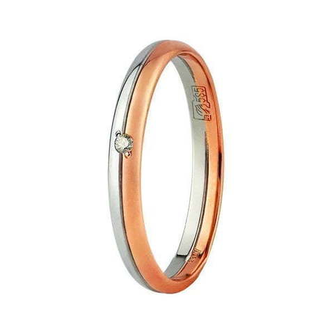 Обручальное кольцо Кл 053 из Комбинированные от Ювелирный салон Юверос 1