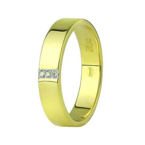 Обручальное кольцо Кл 0062Ж из Желтое золото от Ювелирный салон Юверос 1