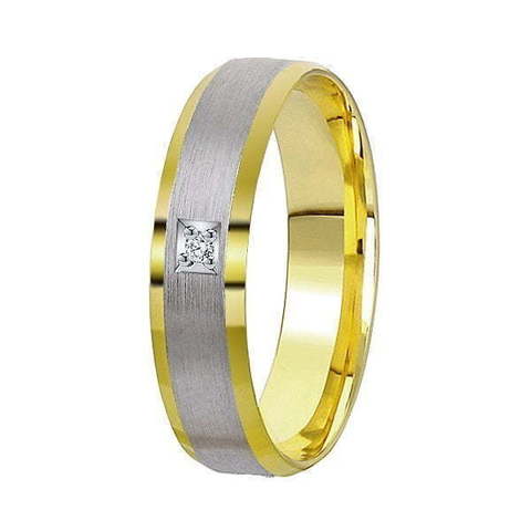 Обручальное кольцо 10724ЖБ из Комбинированные от Ювелирный салон Юверос 1