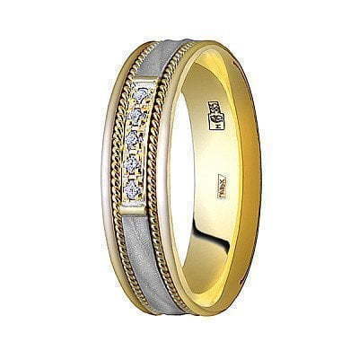 Обручальное кольцо 1000382 из Комбинированные от Ювелирный салон Юверос 1
