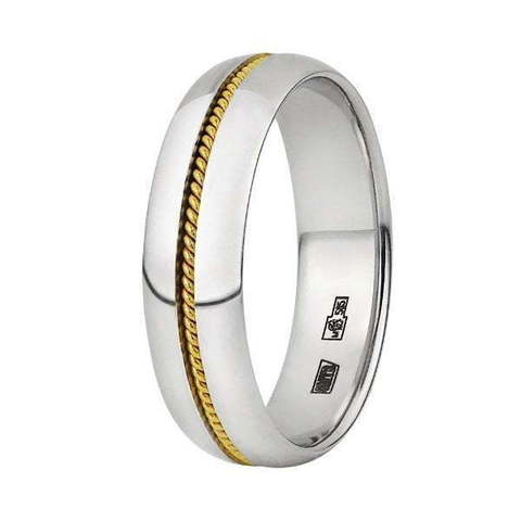 Обручальное кольцо 100376 из Комбинированные от Ювелирный салон Юверос 1