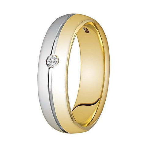 Обручальное кольцо 1000385 из Комбинированные от Ювелирный салон Юверос 1