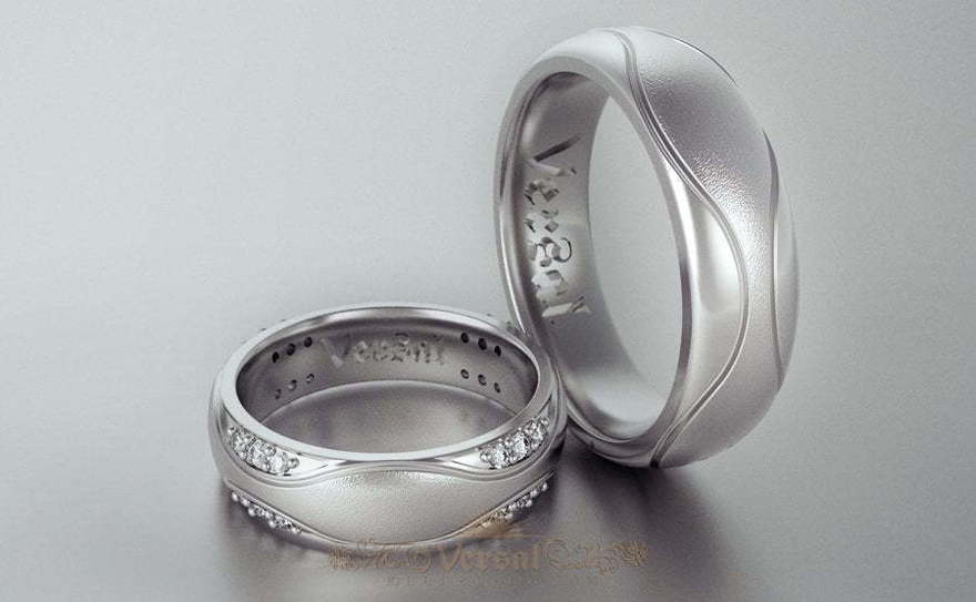 Обручальные кольца VGOK0068 из Белое золото, Платина от Ювелирный Дом Версаль 1