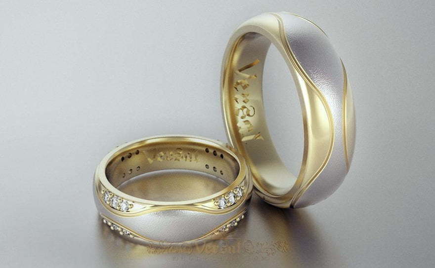 Обручальные кольца VGOK0068 из Комбинированные от Ювелирный Дом Версаль 1