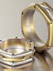 Обручальные кольца VGOK0095 из Комбинированные от Ювелирный Дом Версаль 4