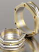 Обручальные кольца VGOK0095 из Комбинированные от Ювелирный Дом Версаль 5