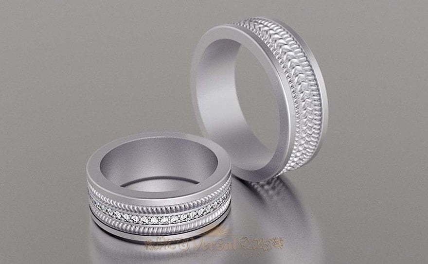 Обручальные кольца VGOK0108 из Белое золото, Платина от Ювелирный Дом Версаль 1
