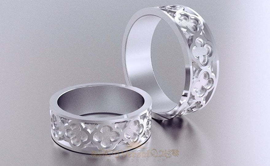 Обручальные кольца VGOK0200 из Белое золото от Ювелирный Дом Версаль 1