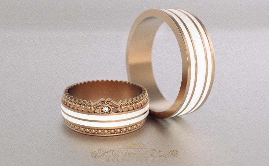 Обручальные кольца VGOK0132 из Розовое (красное) золото от Ювелирный Дом Версаль 1