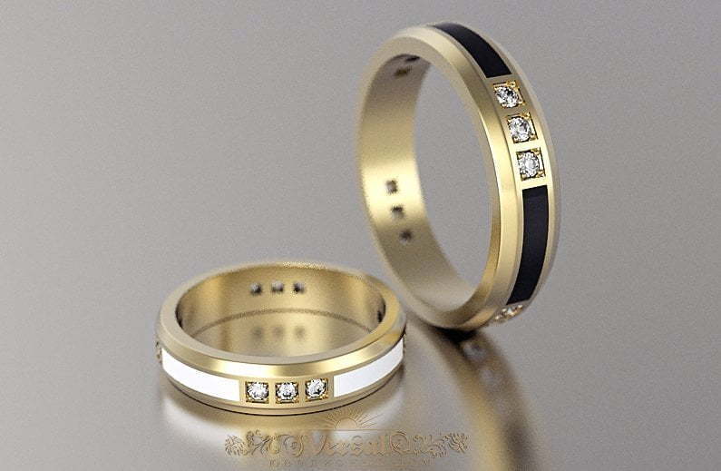 Обручальные кольца из желтого золота VGOK0003 из Желтое золото от Ювелирный Дом Версаль 1