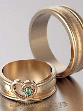 Обручальные кольца VGOK0118 из Розовое (красное) золото от Ювелирный Дом Версаль 1