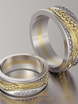 Обручальные кольца VGOK0117 из Комбинированные от Ювелирный Дом Версаль 1