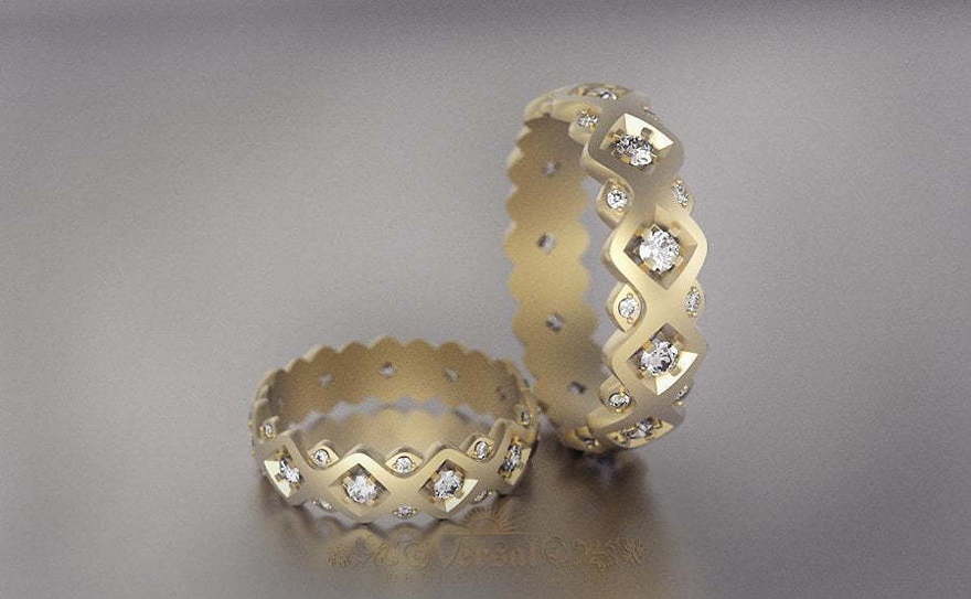 Обручальные кольца VGOK0010 из Желтое золото от Ювелирный Дом Версаль 1