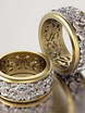 Обручальные кольца VGOK0115 из Комбинированные от Ювелирный Дом Версаль 1