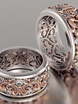 Обручальные кольца VGOK0115 из Комбинированные от Ювелирный Дом Версаль 2