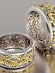 Обручальные кольца VGOK0115 из Комбинированные от Ювелирный Дом Версаль 3