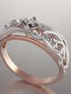 Помолвочное кольцо VGPK0101 из Комбинированные от Ювелирный Дом Версаль 2