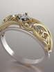 Помолвочное кольцо VGPK0101 из Комбинированные от Ювелирный Дом Версаль 4