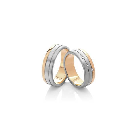 Обручальное кольцо 17-068 из Комбинированные от Ювелирный салон Vasilev and Kulagin 1