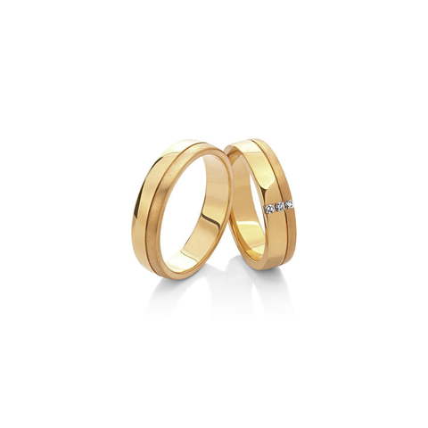 Обручальное кольцо 19-014 из Желтое золото от Ювелирный салон Vasilev and Kulagin 1