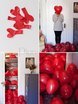 Воздушные шары-сердечки от  7