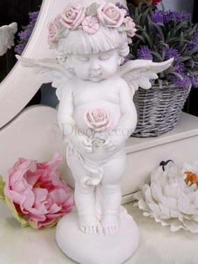 Фигура Ангел с розой от  1