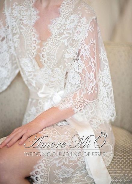 Кружевоне будуарное платье Шантилье от Свадебный салон Amore Mio 1