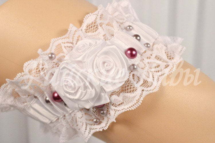 Подвязка невесты. Коллекция Каролина от Свадебная арт студия Райские Павы 1