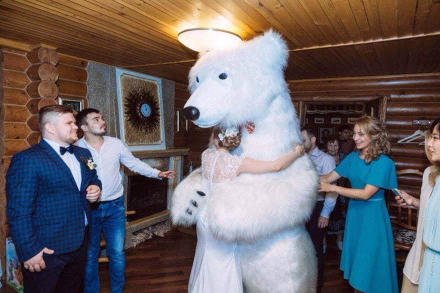 Медведь Гарри на свадьбу от Show Obertaeva 1