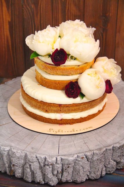 Голый торт Двухъярусные 1 от Авторская кондитерская Beze