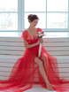 Красное платье Камелия от Будуарные платья Юлии Блейх 3