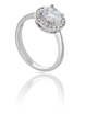 Помолвочное кольцо R03 из Посеребренная бижутерия от Love Wedding Couture 1