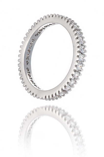 Помолвочное кольцо R10 из Посеребренная бижутерия от Love Wedding Couture 1