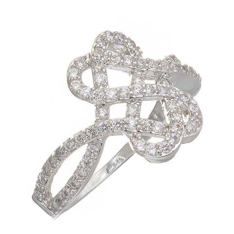 Помолвочное кольцо  SJ15359 из Посеребренная бижутерия от Love Wedding Couture 1
