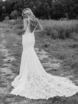 Модное свадебное платье в стиле бохо рыбка 6431. Силуэт Рыбка. Цвет Белый / Молочный. Вид 4