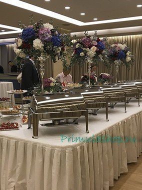 Столы и стулья гостей / Банкет в Классика от Студия декора и флористики Мои любимые цветы 2