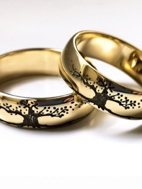 Обручальные кольца 560 из Желтое золото от Ювелирная мастерская White Lake 1