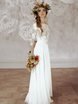 Свадебное платье Тария. Силуэт Прямое. Цвет Белый / Молочный. Вид 1