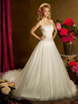 Свадебное платье 70352. Силуэт Пышное, А-силуэт. Цвет Белый / Молочный. Вид 1