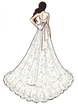 Свадебное платье Carnelia. Силуэт Пышное, А-силуэт. Цвет Белый / Молочный. Вид 2