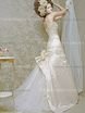 Свадебное платье Касабланка. Силуэт А-силуэт. Цвет Белый / Молочный, Айвори / Капучино. Вид 2