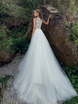 Свадебное платье Розабелла. Силуэт А-силуэт. Цвет Белый / Молочный. Вид 2
