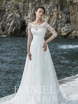 Свадебное платье Agata. Силуэт А-силуэт. Цвет Белый / Молочный. Вид 1