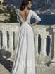 Свадебное платье Brisa. Силуэт А-силуэт. Цвет Белый / Молочный. Вид 2