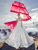 Свадебное платье Mary Rose. Силуэт А-силуэт. Цвет Белый / Молочный. Вид 1